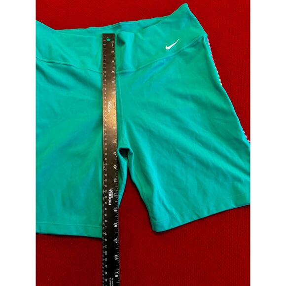 Nike Women's Dri-Fit Compression Shorts Teal Green Size L - Picture 10 of 11